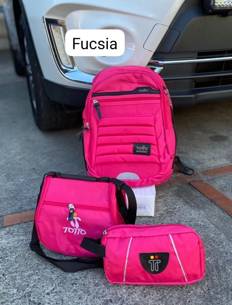 MORRAL TOTTO + GRATIS LONCHERA Y CARTUCHERA